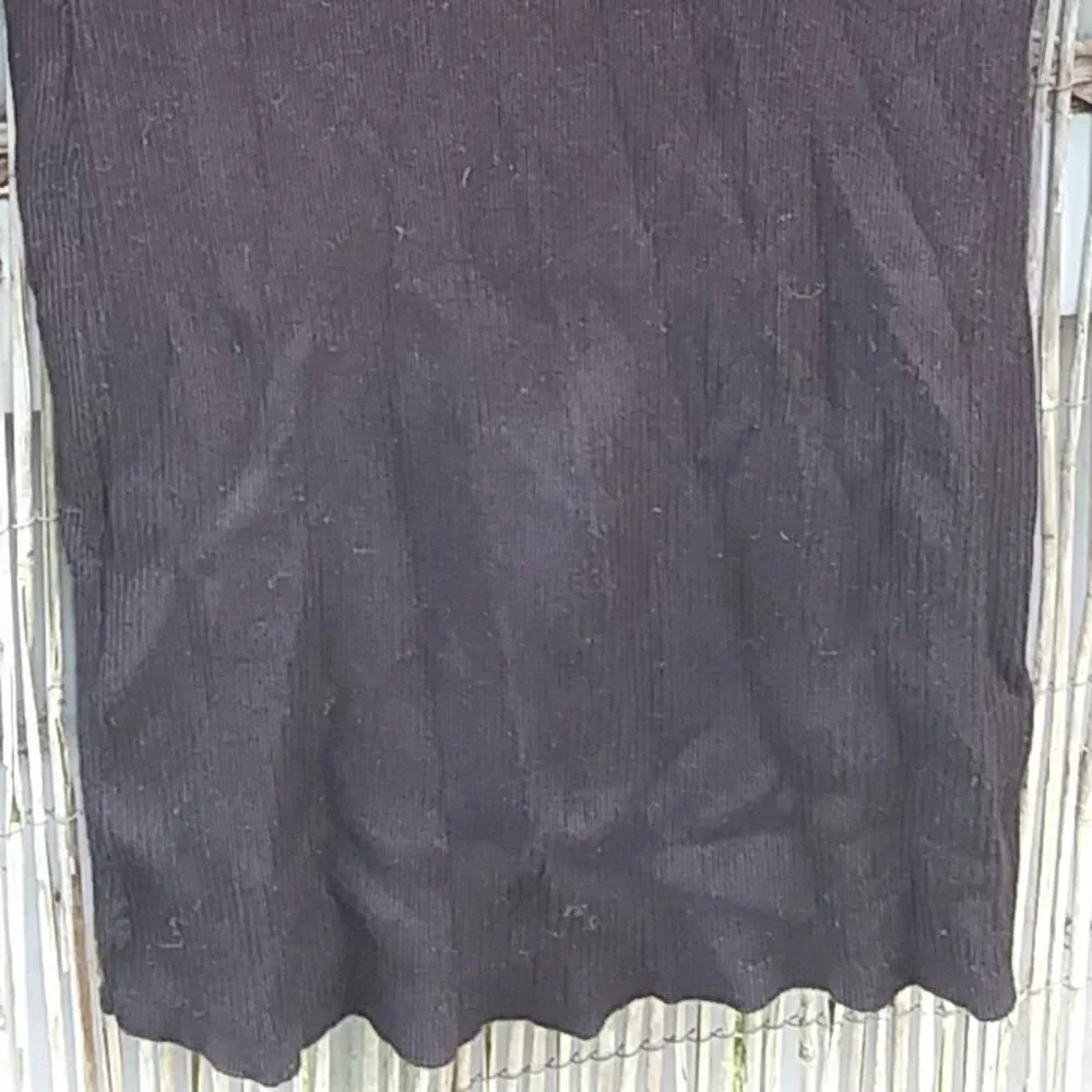 White House Black Market Black Sweater with Cowl, Peekaboo Area & Bow - XS NWT